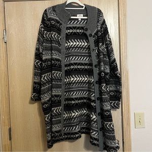 Black and White Cardigan